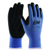 Gp Nitrile-Coated Nylon Gloves, En388: 4121, 10" Long, Small, Blue/Black, 12 Pairs