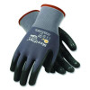 Ultimate Seamless Knit Nylon Gloves, Nitrile Microfoam Grip: Palm/Fingers, En388: 4131, Medium, Gray, 12 Pairs