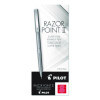 Razor Point Ii Super Fine Line Porous Point Pen, Stick, Super-Fine 0.2 Mm, Red Ink, Red Barrel, Dozen