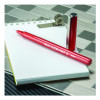 Razor Point Ii Super Fine Line Porous Point Pen, Stick, Super-Fine 0.2 Mm, Red Ink, Red Barrel, Dozen