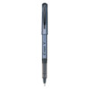V Razor Point Liquid Ink Porous Point Pen, Stick, Extra-Fine 0.5 Mm, Black Ink, Gray/Smoke Barrel, Dozen
