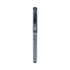 V Razor Point Liquid Ink Porous Point Pen, Stick, Extra-Fine 0.5 Mm, Black Ink, Gray/Smoke Barrel, Dozen