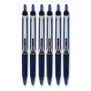 Precise V5Rt Rollerball Pen, Retractable, Extra-Fine 0.5 Mm, Navy Ink, Navy Barrel, Dozen