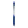 Vball Rt Liquid Ink Rollerball Pen, Retractable, Fine 0.7 Mm, Blue Ink, Blue/White Barrel