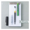 Precise V5 Begreen Rollerball Pen, Stick, Extra-Fine 0.5 Mm, Black Ink, Black Barrel, Dozen