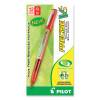 Precise V5 Begreen Rollerball Pen, Stick, Extra-Fine 0.5 Mm, Red Ink, Red Barrel, Dozen