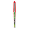 Precise V5 Begreen Rollerball Pen, Stick, Extra-Fine 0.5 Mm, Red Ink, Red Barrel, Dozen