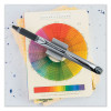 Precise Grip Rollerball Pen, Stick, Extra-Fine 0.5 Mm, Black Ink, Black Barrel