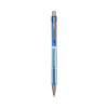 Better Ballpoint Pen, Retractable, Fine 0.7 Mm, Blue Ink, Translucent Blue Barrel, Dozen