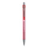 Better Ballpoint Pen, Retractable, Fine 0.7 Mm, Red Ink, Translucent Red Barrel, Dozen