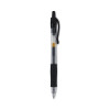 G2 Premium Gel Pen, Retractable, Extra-Fine 0.5 Mm, Black Ink, Smoke/Black Barrel, Dozen