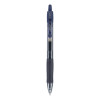 G2 Premium Gel Pen, Retractable, Fine 0.7 Mm, Navy Blue Ink, Smoke/Blue Barrel, Dozen