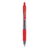 G2 Premium Gel Pen, Retractable, Bold 1 Mm, Red Ink, Smoke/Red Barrel, Dozen