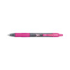G2 Premium Breast Cancer Awareness Gel Pen, Retractable, Fine 0.7 Mm, Black Ink, Smoke/Pink Barrel, Dozen
