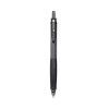 G-Knock Begreen Gel Pen, Retractable, Fine 0.7 Mm, Black Ink, Smoke/Black Barrel, Dozen