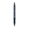 Acroball Colors Advanced Ink Hybrid Gel Pen, Retractable, Medium 1 Mm, Black Ink, Smoke/Black Barrel, Dozen