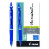 Acroball Colors Advanced Ink Hybrid Gel Pen, Retractable, Medium 1 Mm, Blue Ink, Translucent Blue/Blue Barrel, Dozen