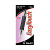 Easytouch Ballpoint Pen, Stick, Fine 0.7 Mm, Black Ink, Clear/Black Barrel, Dozen