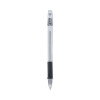 Easytouch Ballpoint Pen, Stick, Fine 0.7 Mm, Black Ink, Clear/Black Barrel, Dozen