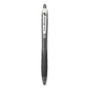 Rexgrip Begreen Ballpoint Pen, Retractable, Medium 1 Mm, Black Ink, Smoke/Black Barrel, Dozen