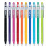 Frixion Colorsticks Erasable Gel Pen, Stick, Fine 0.7Mm, Assorted Ink And Barrel Colors, 10/Pack