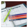 Frixion Colorsticks Erasable Gel Pen, Stick, Fine 0.7 Mm, Red Ink, Red Barrel, Dozen