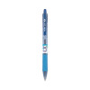 B2p Bottle-2-Pen Recycled Ballpoint Pen, Retractable, Fine 0.7 Mm, Blue Ink, Translucent Blue Barrel, Dozen