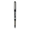 Vball Liquid Ink Rollerball Pen, Stick, Extra-Fine 0.5 Mm, Black Ink, Black/Clear Barrel, Dozen