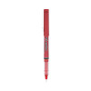 Precise V5 Rollerball Pen, Stick, Extra-Fine 0.5 Mm, Red Ink, Red/Clear Barrel, Dozen