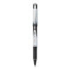 Vball Grip Liquid Ink Roller Ball Pen, Stick, Extra-Fine 0.5 Mm, Black Ink, Black/White Barrel, Dozen