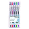 G-Tec-C Ultra Gel Pen, Stick, Ultra-Fine 0.4 Mm, Assorted Ink And Barrel Colors, 5/Pack