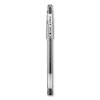 G-Tec-C Ultra Gel Pen, Stick, Ultra-Fine 0.4 Mm, Black Ink, Clear/Black Barrel, Dozen