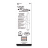 Dr. Grip Center Of Gravity Ballpoint Pen, Retractable, Medium 1 Mm, Black Ink, Silver/Navy Grip Barrel