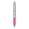 Dr. Grip Center Of Gravity Ballpoint Pen, Retractable, Medium 1 Mm, Black Ink, Silver/Pink Grip Barrel