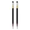 Refill For Pilot G2 Gel Ink Pens, Ultra-Fine Conical Tip, Black Ink, 2/Pack