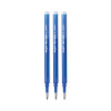 Refill For Pilot Frixion Erasable, Frixion Ball, Frixion Clicker And Frixion Lx Gel Ink Pens, Fine Tip, Blue Ink, 3/Pack