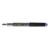 Varsity Fountain Pen, Medium 1 Mm, Purple Ink, Clear/Black/Purple Barrel