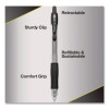G2 Premium Gel Pen, Retractable, Extra-Fine 0.38 Mm, Black Ink, Clear/Black Barrel, 5/Pack