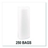 Eco Strong Plus Can Liners, 33 Gal, 13 Mic, 33" x 39", Natural, Perforated Roll, 250/Carton