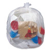 Eco Strong Plus Can Liners, 40 Gal, 16 Mic, 40" x 46", Natural, Perforated Roll, 250/Carton