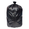 Eco Strong Plus Can Liners, 40 Gal, 1.35 Mil, 40" x 46", Black, Perforated Roll, 100/Carton