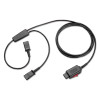 Y Splitter Headset Adapter For Training Purposes, Black