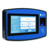 Biometric Fingerprint Touch Tablet Time Clock System, Unlimited Employees, Black/Blue