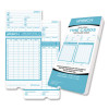 Pay-To-Punch Time Card For Sb1200 Time Clock, Two Sides, 3.38 x 7.38, 100/Pack