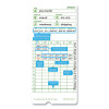 Time Clock Cards For Upunch Hn3000, Two Sides, 7.37 X 3.37, 50/Pack