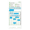 Time Clock Cards For Upunch Hn1000/Hn3000/Hn3600, Two Sides, 7.5 X 3.5, 100/Pack