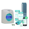 Digital Auto-Align Punch Time Clock Bundle, Digital Display, White
