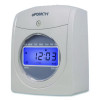 Ub2000 Electronic Calculating Time Clock Bundle, Digital Display, Gray