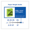 Color Cardstock, 65 Lb Cover Weight, 8.5 x 11, Emerald Green, 250/Ream