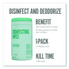 Disinfecting Wipes, 7 x 8, Fresh, White, 75 Wipes/Canister